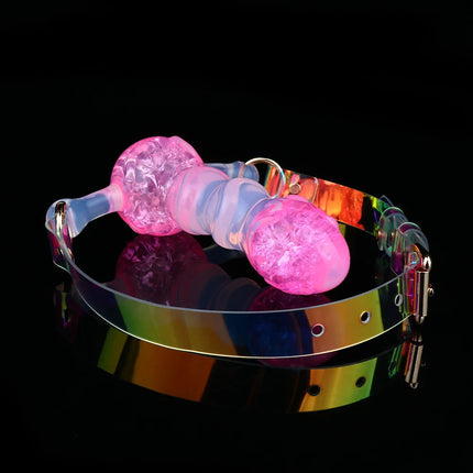 NNSX Silicone Mouth Gag with Adjustable Straps Breathable Ball Gag Deep Throat BDSM Adults Game Bondage Sex Toy For Women Men