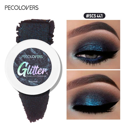 Monochrome Highlights Eye Shadow Mud Mashed Potato Bright Mirror Crystal White Pearl Light Glitter Eyeshadow Palette