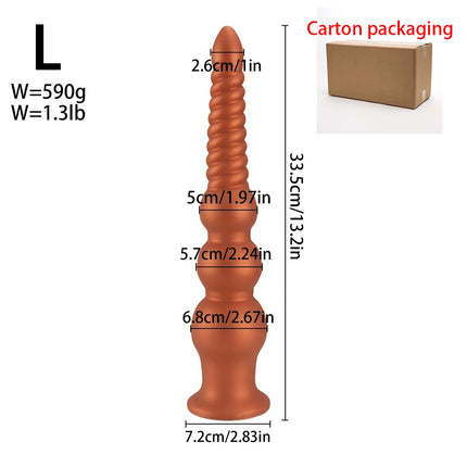 Long Big Anal Beads Butt Plug Long Butt Plug Anal Training Expansion Anal Dilator For Women Man Gay Soft Anal Massager Sex Toys