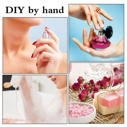 12PCS DIY Fragrance Flavor Vegan Natural Flavoring Oil Scents Essence Oil Drops Liquid Pigment Dyeing For Lip Gloss Diy Use