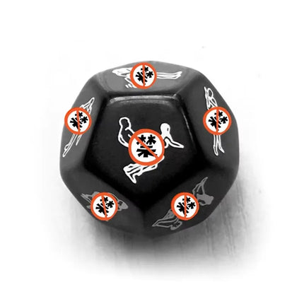 Romantic Party Sex Dice - 12-Position Adult Games for Couple & Gay, Humour Erotic Craps Adult Products Sex Toy