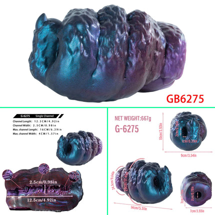 GEEBA Fantasy Monster Foot Design Male Masturbator Single Channel Silicone Men's Stroker Pocket Pussy Onahole Adult Sex Toy Shop