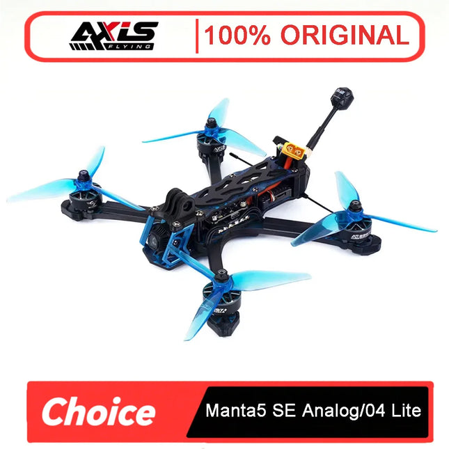Axisflying Manta 5 SE 6S FPV Drone Kit  Analog/O4 Compatible GPS Enabled AE227 1960KV Motor for Cinematic Freestyle FPV Drone
