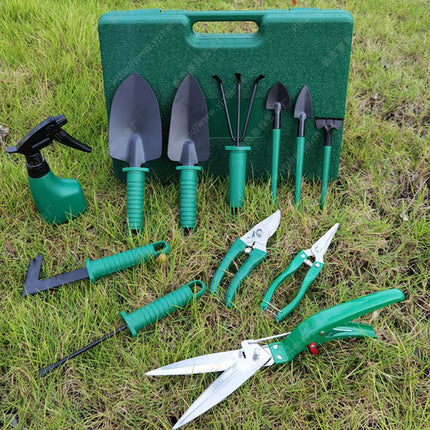 12pcs Gardening Tool Set Garden Tools Included Shovels, Rakes, Hoes, Pruners, Watering Can Gardening Tools For Home Gardening