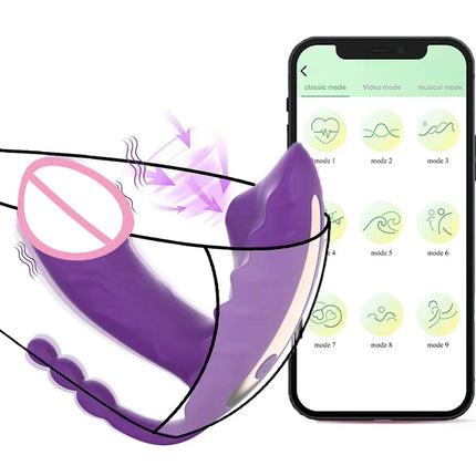 3 in 1 Thrusting Wearable Sucking Dildo Vibrators for Women APP Control Panties Vagina Stimulator 9 Modes Vibrators Sex Toys  18