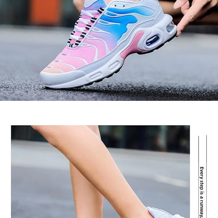 Casual Breathable Running Shoes Men's Large Size Outdoor Sports Sneakers Fashionable Korean Style Couple Matching Footwear