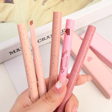 Milk Matte Smooth Lip Liner Pen Makeup Waterproof Lasting Contouring 3D Lips Lip Stick Pencil Nude Pink Lip Tint Lips Cosmetic