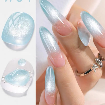 1-6pcs ZH High-end Guiyuan Cat Eye Gel Nail Polish 2025 Popular Autumn Nails Super Shiny Crystal Cat Eye Nail Art Nail Supplies