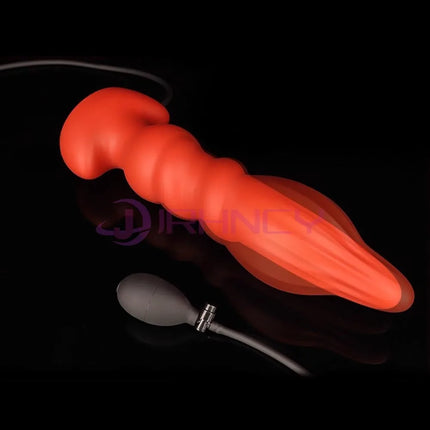 Super 12cm Huge Inflatable Anal Plug Silicone Big Butt Plug Sex Toys BDSM Women Men Inflatable  Anal Dilation Dildo Masturbation