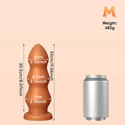 4 Size Big huge anal beads butt plug smooth soft silicone dilatador anal dildo penetration anal toys buttplug Prostate Massage