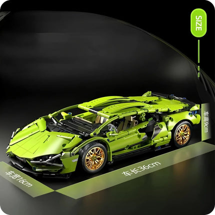 Technical racing car model RC building block sports car 1:14 DIY supercar bricks Educational toys Children and adults gifts