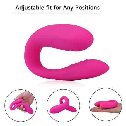 Sucking Dildo Vibrator 10 Intense Modes Sex Toys for Women G Spot Clitoris Stimulator With Remote Control U Shape Adult Sexo