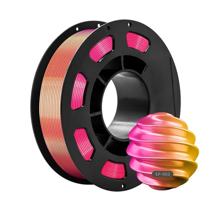 Dual-color PLA Silk 200g 3D Printing Materials 1.75mm 3D Printer Filament for FDM Non-toxic Vacuum Packaging Eco-Friendly