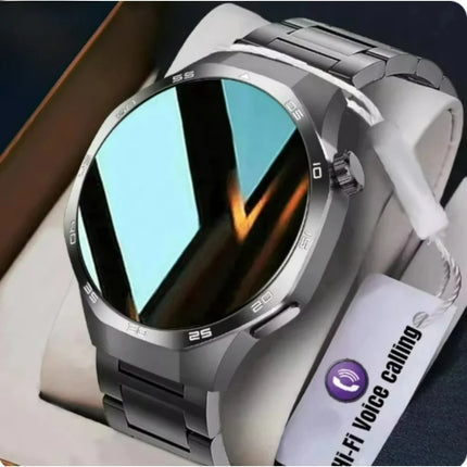 2027 Watch 5 Pro Track Compass Watch Men 360*360 AMOLED Screen NFC BT Call Waterproof Health Monitor Man Smartwatches