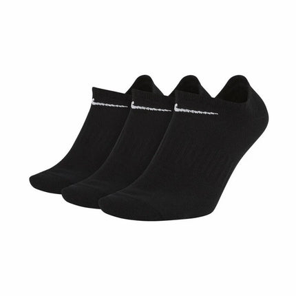 Nike Everyday Cushion Crew Logo Running Crew Socks Unisex Combo Pack White SX7664-100