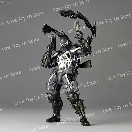 New Ct Toys Agent Anti Venom Figure Kaiyodo Amazing Yamaguchi Comics Agent Venom Action Figure Model Christmas Toys gifts