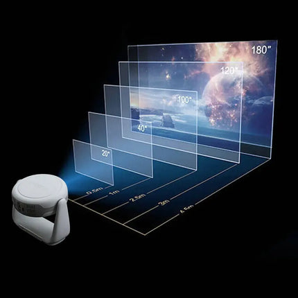 Yinzam K1 Native 1080P 400ANSI Video Projector Auto Focus & Keystone BT5.2 WIFI6 Allwinner H713 Home Cinema Theater Projector