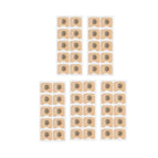 50 Square pieces