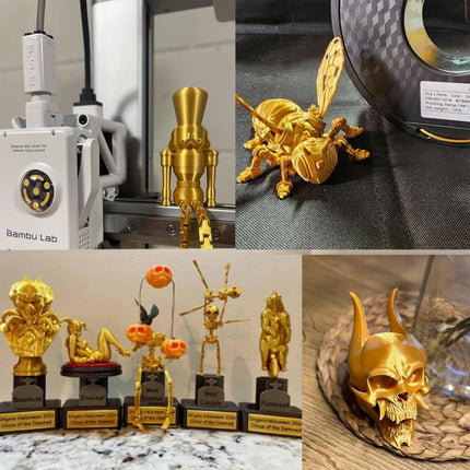 250g 500g 1kg Silk Gold PLA Filament 1.75mm 3D Printer Material silk gold pla For 3D Printer Filament wire Vacuum Packaging