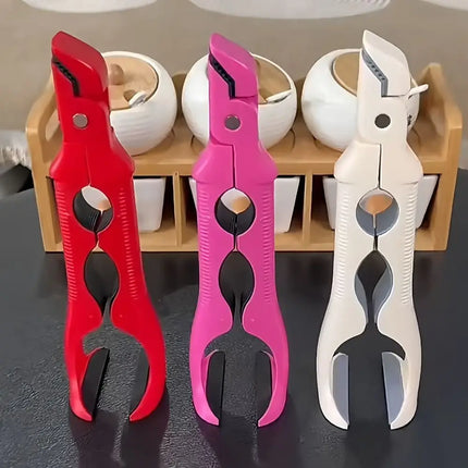 3in1 Anti Scalding Clip Silicone Handle Heat-Resistant Anti-hot Bowl Plate Clips Non-Slip Creative Dish Lifter Clamp