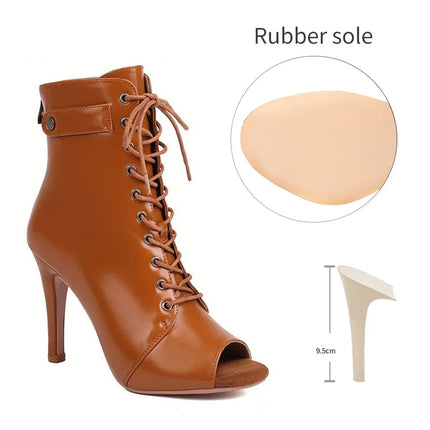 Women's Dance Shoes Ladies Latin Ballroom Dance Boots   Dance Shoes Boots Girls Sexy Stiletto Heels Fashion Salsa Party  Shoes