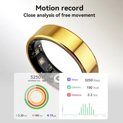 VIVO Smart Ring Men Women SR08 Smart Ring Women Heart Rate Blood Oxygen Multi Sports Modes IP68 5ATM Waterproof 2025 New