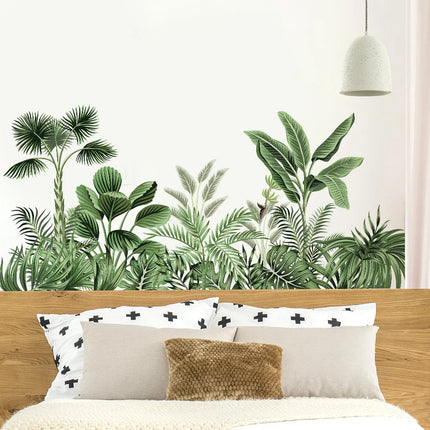 Wall Stickers Tropical Plant Jungle For Living Room Home Bedroom Wardrobe Wall Decoration Self Adhesive Vinyl Sticker Wallpaper