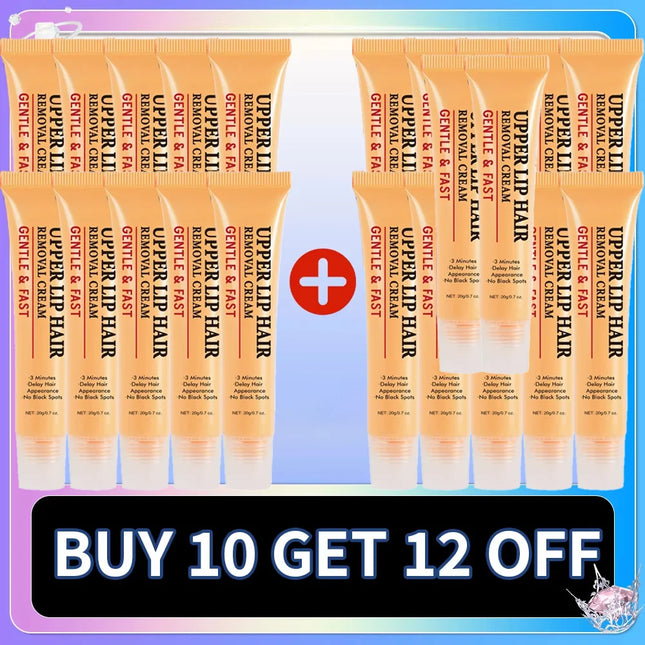 3 Minutes Fast Hair Removal Cream Painless Hair Growth Inhibitor Lip Face Arm Armpit Leg Permanent Depilatory for Men Women Care