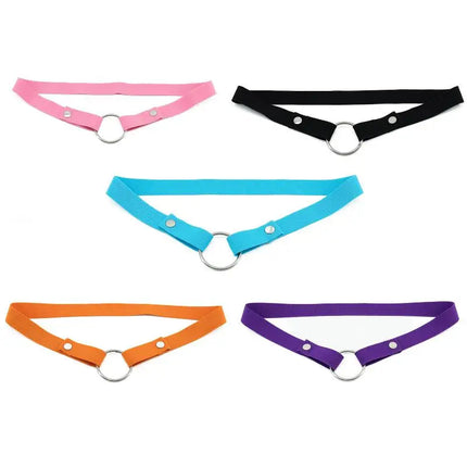Adjustable Anti-Off Male Chastity Cage Device With Auxiliary Belt And Two-Way Widen Elastic Band Rope Sexy Underwear For Men