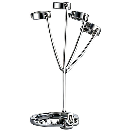 1set, Ring handcuffs, Stainless steel ring,, Screw adjustment, BDSM Bondage sex toy, adult pleasure, sexual wellness, sex toys
