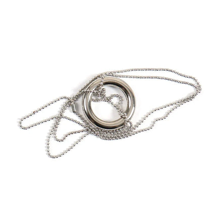 Magic Trick Props Magic Ring Chain Metal Knot Halloween Magic Illusion Accessories Close Up Stage Show Play Toys Gift for kids