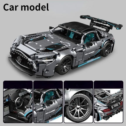 1:14 Sports Car RC Toy Car Building blocks Toy Birthday Gift MOC Sports Car Model Birthday Gift (1466+ particles)
