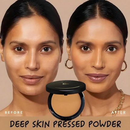 Dark Powder Bronze Powder Dark Skin Foundation Oil Control Concealer Brighten The Face Create Three-dimensional Makeup