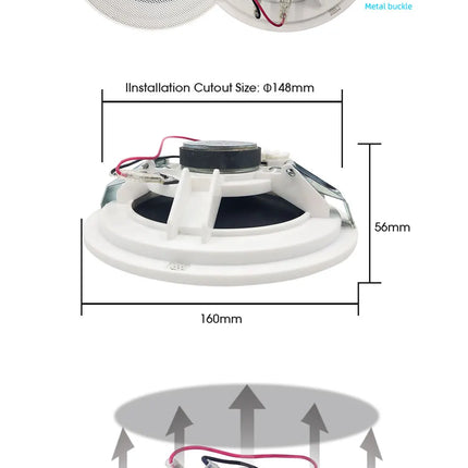 Karaoke WiFi Bluetooth 7 inch Screen Wall Amplifier Android Amp Smart Home Theater Sound System Mini Ceiling Speaker Residential