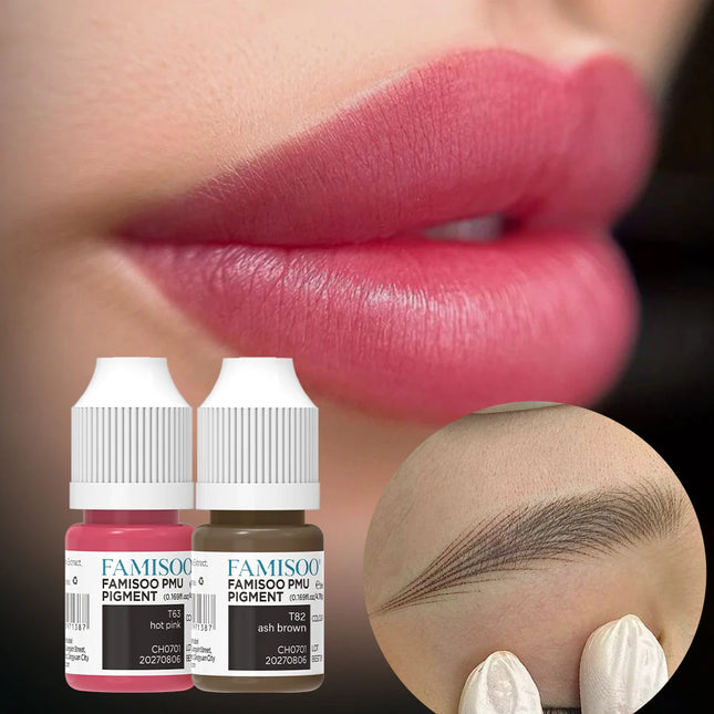 Lip Pigment Permanent Makeup Tattoo Ink Microblading Tattoo Makeup Eyebrow Eyeliner Professional Micropigment Ink Micro Supplies