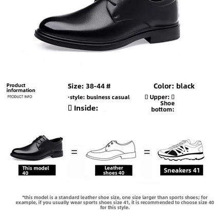 Soft Leather Casual Wedding Shoes for Men New Style Business Formal Breathable Autumn British Korean Version Pointed Toe Groom S