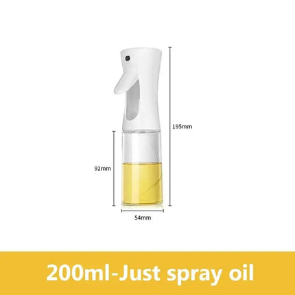 Press Type Glass Oil Spray Oil Bottle Spray Oil Dispenser Oil Jar BBQ Kitchen Baking Roasting Picnic Kitchen Tool Glass Oil Spra