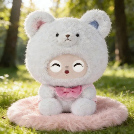 Cute posture gift giving early education AI plush toy birthday gift GPT interactive toy dialogue intelligent companionship