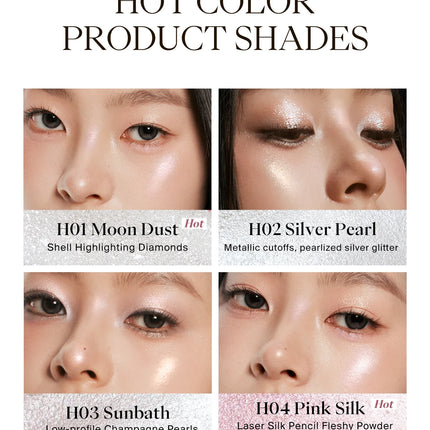 JOOCYEE Jelly Highlighter Stick Smooth Shine Long-lasting