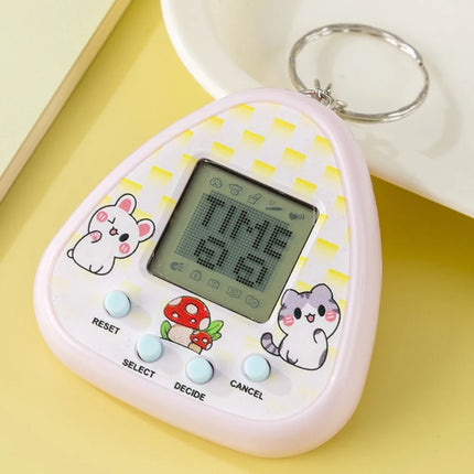 1PC Electronic Virtual Pet Toy, Original Digital Animal Game Machine with Pixel Screen, Nostalgic Tamagotchi Style Toys for Kids