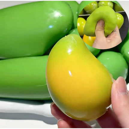 2026 DIY Temperature Adjustable Mango ASMR Building Block Pinch Ball Can Shape Decompress Toys Does Not Rebound When Squeezed