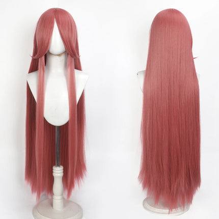 Long Straight Cosplay Wig 100CM Multiple Colors Pink Blonde Black Anime Costume Wig Universal Synthetic Cos Wig Daily Party Wig