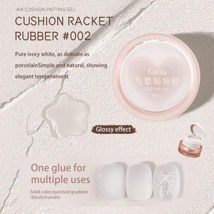Kaniu 1pc Nail Polish Glue Pink Color Nail Art Air Cushion Patting Glue High Saturation Gypsum Painting Glue For DIY Home Salon