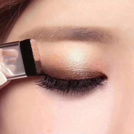 Two-color Matte Eye Shadow Double Small Box Lazy Eye Shadow  Easy to Carry Eyeshadow Tray Professional Women's Cosmetics