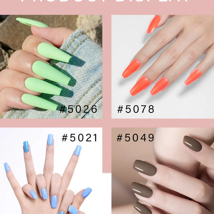 Rainbow Ghini 12pcs/set Gel Nail Polish HEMA TPO FREE Vernis Nail Gel Polish Autumn/Winter Style Supplies ins Style Nail Polish