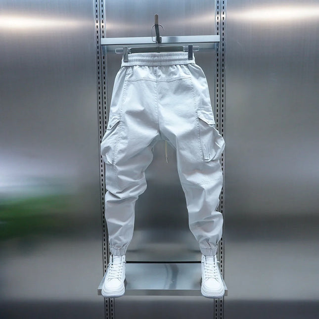 2025 New Men Joggers Autumn Sweatpants Spring Drawstring Casual Pants Workout Running Cotton Sports Trousers Men Clothing