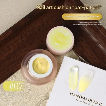 5ml Nail Art Cushion Gradient Painting Gel Black Ombre Patting Gel Polish UV/LED Blush Blooming Aura Manicure Nail Polish Tools