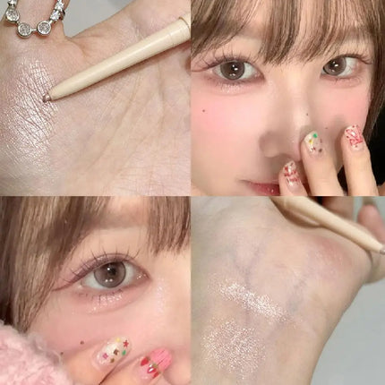 Charming Shiny Lying Silkworm Eyeliner Pencil Matte Waterproof Lasting Highlighter Eyeshadow Glitter Liquid Liner Eye Pencile