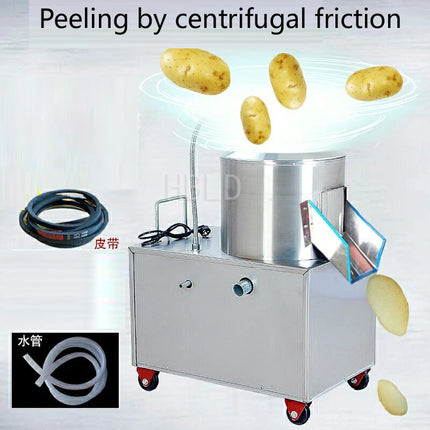 Electric Potato Peeler Industrial Machine Hot Selling Taro Slicer Commercial Kitchen Equipment for Potato Cutting