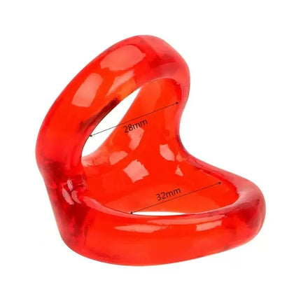 Thick Dual Cock Ring for Penis & Testicles Scrotum,Silicone Cock Rings,Double Loop Cockring,Penis Ring Adult Sex Toys for Men